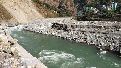 Kali River in Pithoragarh which acts as the border between India and Nepal (HT Photo) Kali River in Pithoragarh which acts as the border between India and Nepal (HT Photo)