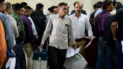 Around 29,000 presiding officers and over 84,000 polling officers have been deployed in 14 districts to facilitate the polls. (AFP) Around 29,000 presiding officers and over 84,000 polling officers have been deployed in 14 districts to facilitate the polls. (AFP)
