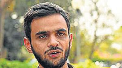 Umar Khalid will continue to stay incarcerated due to his alleged role in the conspiracy case. (HT Archive)