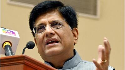New Delhi, Nov 28 (ANI): Union Minister of Textiles, Consumer Affairs, Piyush Goyal addresses at Shilp Guru and National Awards for the years 2017, 2018 and 2019, in New Delhi on Monday. (ANI Photo) (Sanjay Sharma)