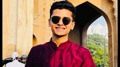 Actor Naman Jain at Rumi Gate during his recent visit to Lucknow. (Instagram) Actor Naman Jain at Rumi Gate during his recent visit to Lucknow. (Instagram)