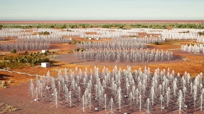 Square Kilometre Array: An artist's impression of low-frequency stations forming the Square Kilometre Array (SKA) radio telescope. (AFP) Square Kilometre Array: An artist's impression of low-frequency stations forming the Square Kilometre Array (SKA) radio telescope. (AFP)