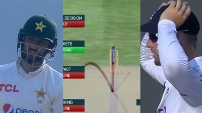 DRS denied Jack Leach Agha Salman's wicket in the first Test.