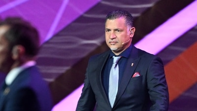 Ali Daei: Former Iranian footballer Ali Daei is seen. (AFP) Ali Daei: Former Iranian footballer Ali Daei is seen. (AFP)