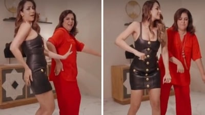 Malaika Arora dances with Farah Khan in promotional video of Moving In with Malaika. Malaika Arora dances with Farah Khan in promotional video of Moving In with Malaika.
