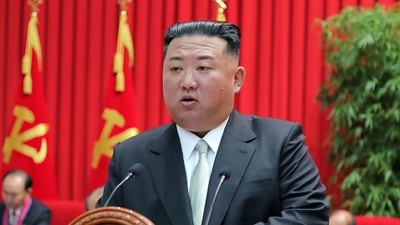 North Korea: North Korean leader Kim Jong Un is seen. (AP)