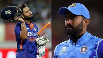 Rishabh Pant; Dinesh Karthik Rishabh Pant; Dinesh Karthik