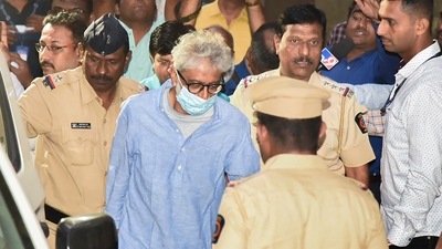 The Supreme Court last month granted Navlakha's plea seeking house arrest on medical grounds. (PTI) The Supreme Court last month granted Navlakha's plea seeking house arrest on medical grounds. (PTI)