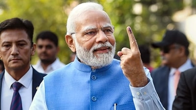 "The festival of democracy has been celebrated with great pomp by the people of Gujarat, Himachal Pradesh and Delhi. I want to thank the people of the country. I also want to congratulate Election Commission for conducting elections peacefully," PM Modi said while speaking to reporters after casting his vote. (PTI)