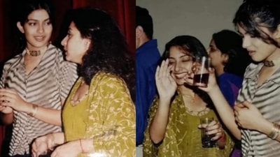 Old photographs were shared online of Priyanka Chopra from her time in Bareilly as a teenager. Old photographs were shared online of Priyanka Chopra from her time in Bareilly as a teenager.
