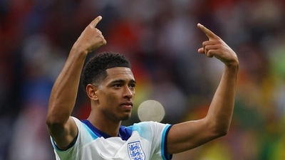 Bellingham’s ability to play box-to-box has allowed Southgate to settle for a 4-3-3 formation in the last two matches (REUTERS)