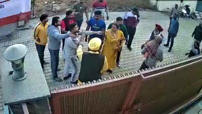 The sarpanch of Tharike village, her son and aides were booked for assaulting a doctor in Ludhiana. (HT Phoot)