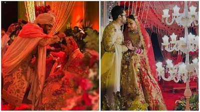 Hansika Motwani tied the knot with Sohael Kathuriya on Sunday. Hansika Motwani tied the knot with Sohael Kathuriya on Sunday.
