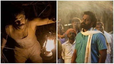 Stills from Tumbbad and Kantara. Stills from Tumbbad and Kantara.