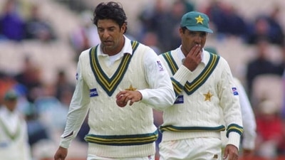 Wasim Akram and Waqar Younis in the 1990s (Getty) Wasim Akram and Waqar Younis in the 1990s (Getty)