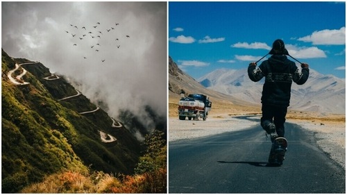 Scenic routes in Sikkim and Ladakh. (Pexels) Scenic routes in Sikkim and Ladakh. (Pexels)