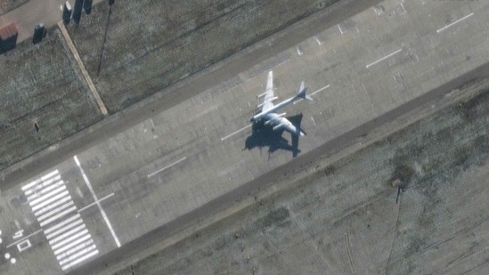 A Russian military air base. (AFP)