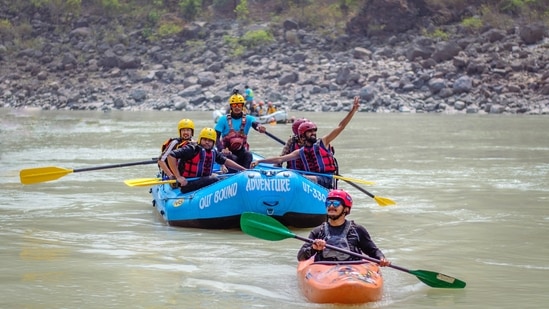 River rafting in Rishikesh. (Pexels)