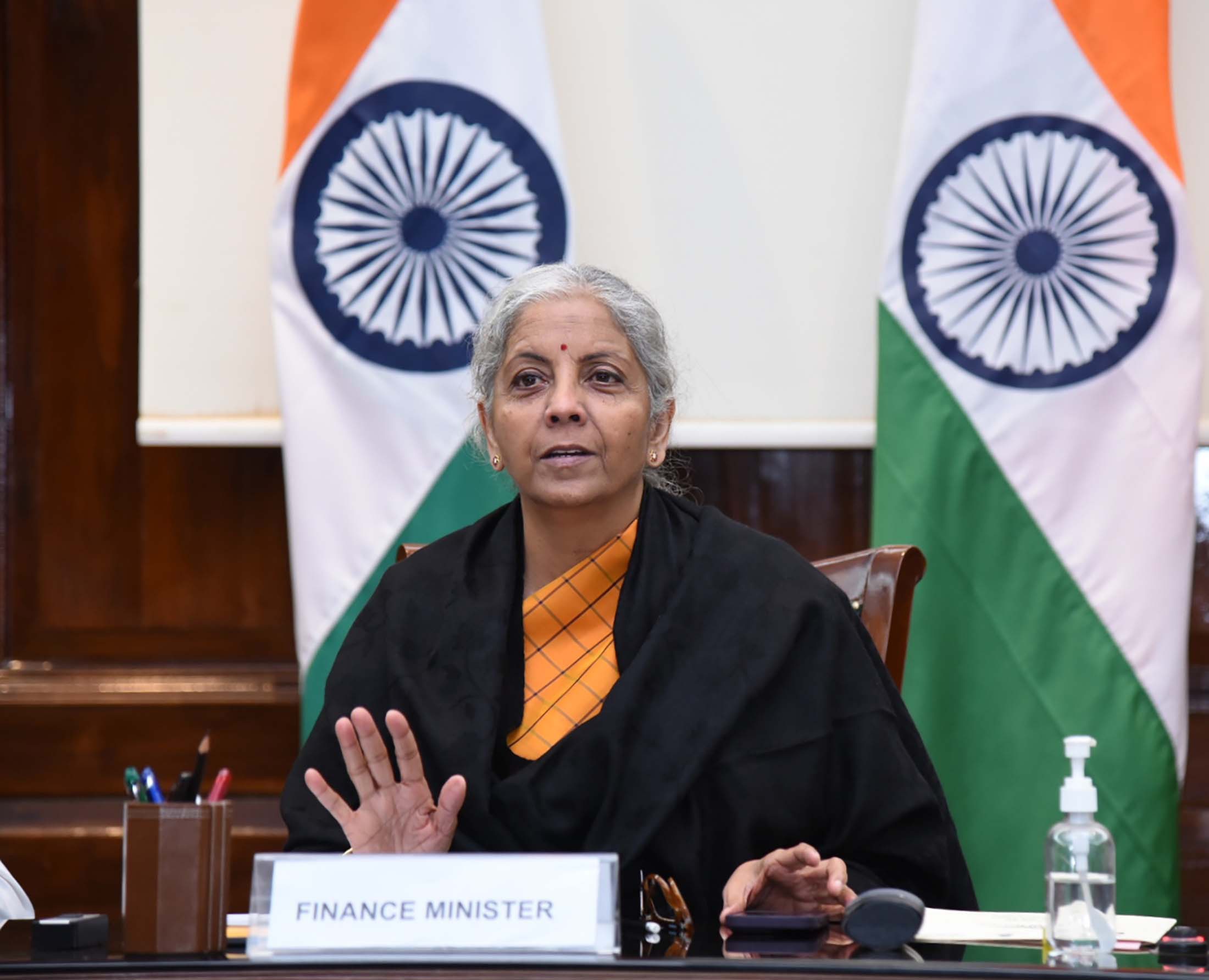 Union minister Nirmala Sitharaman. (PIB Photo)