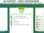 APEAPCET 2022 seat allotment result for pharmacy out at eapcet-sche.aptonline.in APEAPCET 2022 seat allotment result for pharmacy out at eapcet-sche.aptonline.in