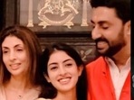 Abhishek posted a throwback photo featuring himself and Navya Naveli Nanda. Abhishek posted a throwback photo featuring himself and Navya Naveli Nanda.