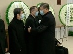 Hu Jintao: Chinese President Xi Jinping, second from right, and his predecessor Hu Jintao, right, meet. Hu Jintao: Chinese President Xi Jinping, second from right, and his predecessor Hu Jintao, right, meet.