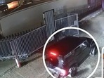 The thieves were seen driving the vehicles away. The thieves were seen driving the vehicles away.