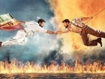Jr NTR and Ram Charan in a still from SS Rajamouli's RRR.