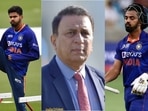 Shreyas Iyer; Sunil Gavaskar; KL Rahul Shreyas Iyer; Sunil Gavaskar; KL Rahul