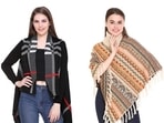 Ponchos and shrugs help in amping up one's look in a jiffy.