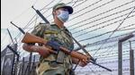 A Border Security Force (BSF) soldier stands guard near the Indo-Pak border. (PTI File Photo) A Border Security Force (BSF) soldier stands guard near the Indo-Pak border. (PTI File Photo)