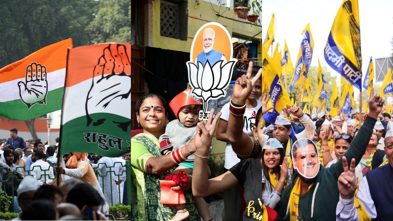 चुनाव LIVE: दिल्ली, गुजरात, हिमाचल में त्रिकोणीय मुकाबला;  सबकी निगाहें नतीजे पर टिकी हैं