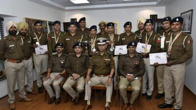 Chandigarh DGP Praveer Ranjan lauded police personnel for participating in sport events and winning medals. (Representative Image/HT File) Chandigarh DGP Praveer Ranjan lauded police personnel for participating in sport events and winning medals. (Representative Image/HT File)