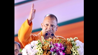 Uttar Pradesh chief minister Yogi Adityanath speaking at an event in Lucknow on Tuesday. (HT photo) Uttar Pradesh chief minister Yogi Adityanath speaking at an event in Lucknow on Tuesday. (HT photo)