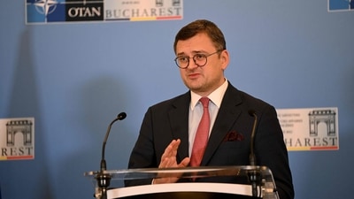 Ukraine's Foreign Minister Dmytro Kuleba said it was "morally inappropriate". (AFP) Ukraine's Foreign Minister Dmytro Kuleba said it was "morally inappropriate". (AFP)