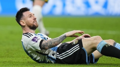 FIFA World Cup 2022: Lionel Messi in action for Argentina. (AP) FIFA World Cup 2022: Lionel Messi in action for Argentina. (AP)