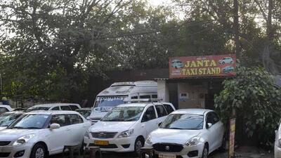 According to the new draft, one to four seater vehicles will have to pay  ₹20,000 tax, along with  ₹6,000 permit fee per year, while vehicles with five to nine seats will have to pay  ₹30,000 tax and  ₹9,000 permit fee per year. There are almost 23,000 All India Permit taxis in Punjab. (HT FILE PHOTO)