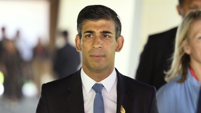 Rishi Sunak: British Prime Minister Rishi Sunak is seen. (AP file) Rishi Sunak: British Prime Minister Rishi Sunak is seen. (AP file)