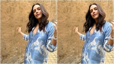 Neha's fashion diaries are getting better by the day. A few days back, Neha picked up an ethnic ensemble and gave us major goals on how to keep it stylish for festive mornings. (Instagram/@nehadhupia)