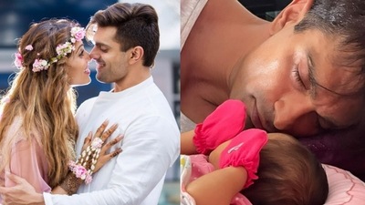 Bipasha Basu posted a pic of Karan Singh Grover with daughter Devi. Bipasha Basu posted a pic of Karan Singh Grover with daughter Devi.