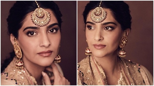 Sonam Kapoor decks up in mom Sunita Kapoor's jewellery. (Instagram) Sonam Kapoor decks up in mom Sunita Kapoor's jewellery. (Instagram)