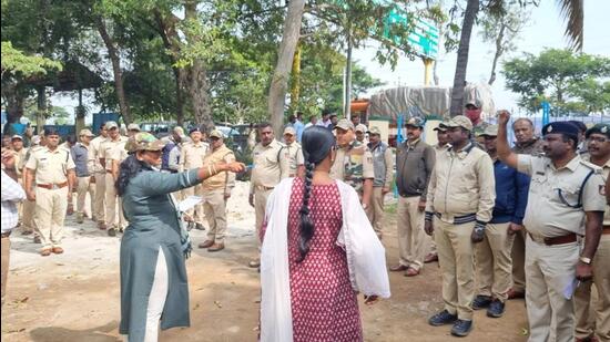 The forest department had launched a large-scale combing operation in T Narasipura region of Mysuru on December 2 to catch or kill the leopard. (HT Photo)