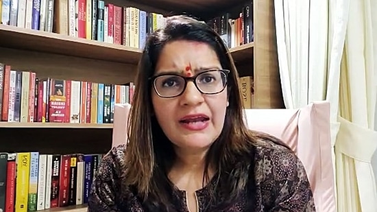 Shiv Sena MP Priyanka Chaturvedi. (ANI file)