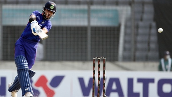 India predicted XI vs Bangladesh 2nd ODI: Shikhar Dhawan plays a shot during the 1st ODI against Bangladesh at Shere Bangla National Stadium(ANI )