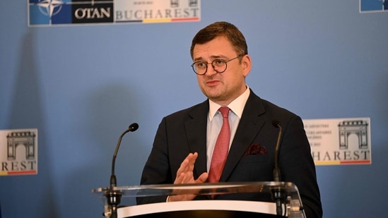 Ukraine's Foreign Minister Dmytro Kuleba said it was "morally inappropriate".(AFP) Ukraine's Foreign Minister Dmytro Kuleba said it was "morally inappropriate".(AFP)