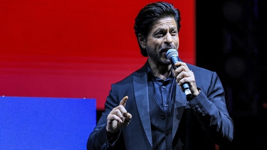 Shah Rukh Khan at the Red Sea International Film Festival (RSFF). (AFP)