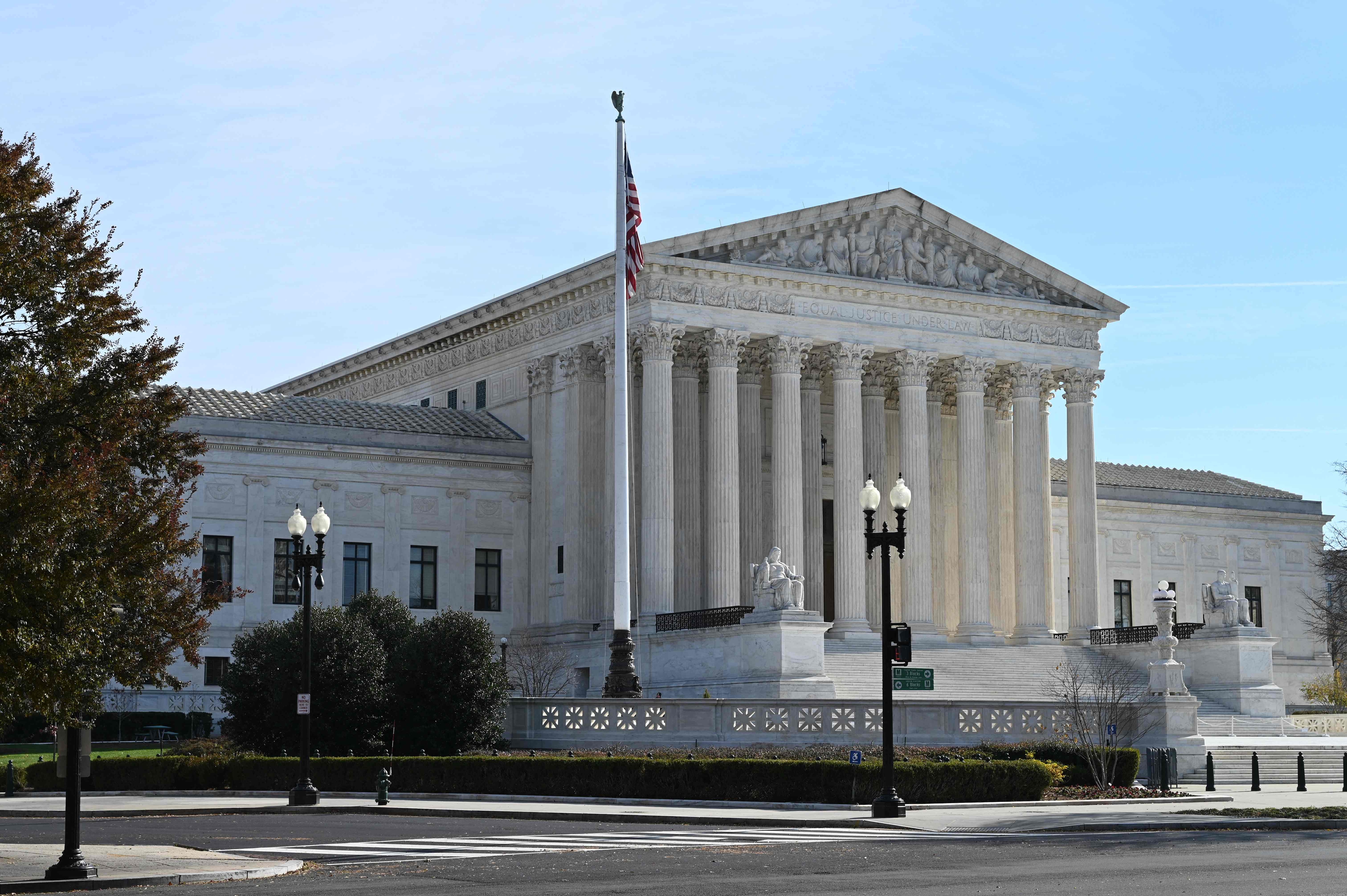 The US Supreme Court in Washington, DC. (Photo by Daniel SLIM/AFP) The US Supreme Court in Washington, DC. (Photo by Daniel SLIM/AFP)