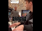 Opera singer and pianist singing together.