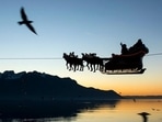 In order to deliver presents to all children in the world, Santa would need to travel much faster than the speed of light