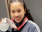Mirabai Chanu poses with the silver medal she won at World Weightlifting Championship.(Twitter/mirabai_chanu) Mirabai Chanu poses with the silver medal she won at World Weightlifting Championship.(Twitter/mirabai_chanu)